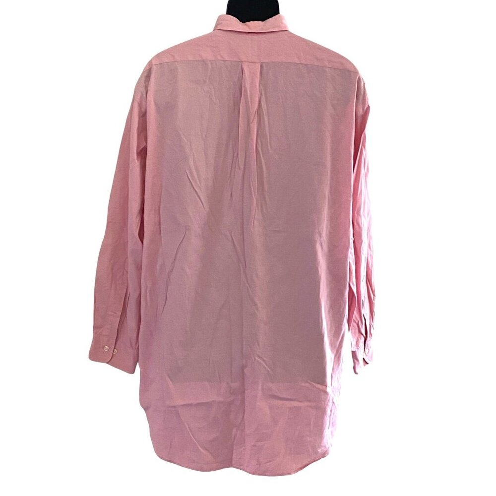 Mens Polo Ralph Lauren Classic Long Sleeve Pink Dress Shirt Size XL. - Picture 11 of 15